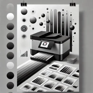 الطباعة أبيض واسود